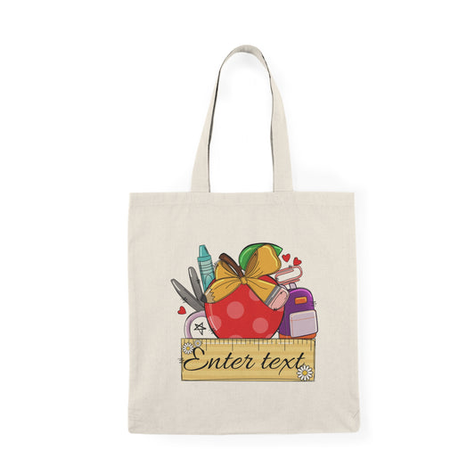 Customized Teacher Natural Tote Bag | Bags | Accessories, Bags, DTG, Mother's Day, Outdoor, Totes | Printify