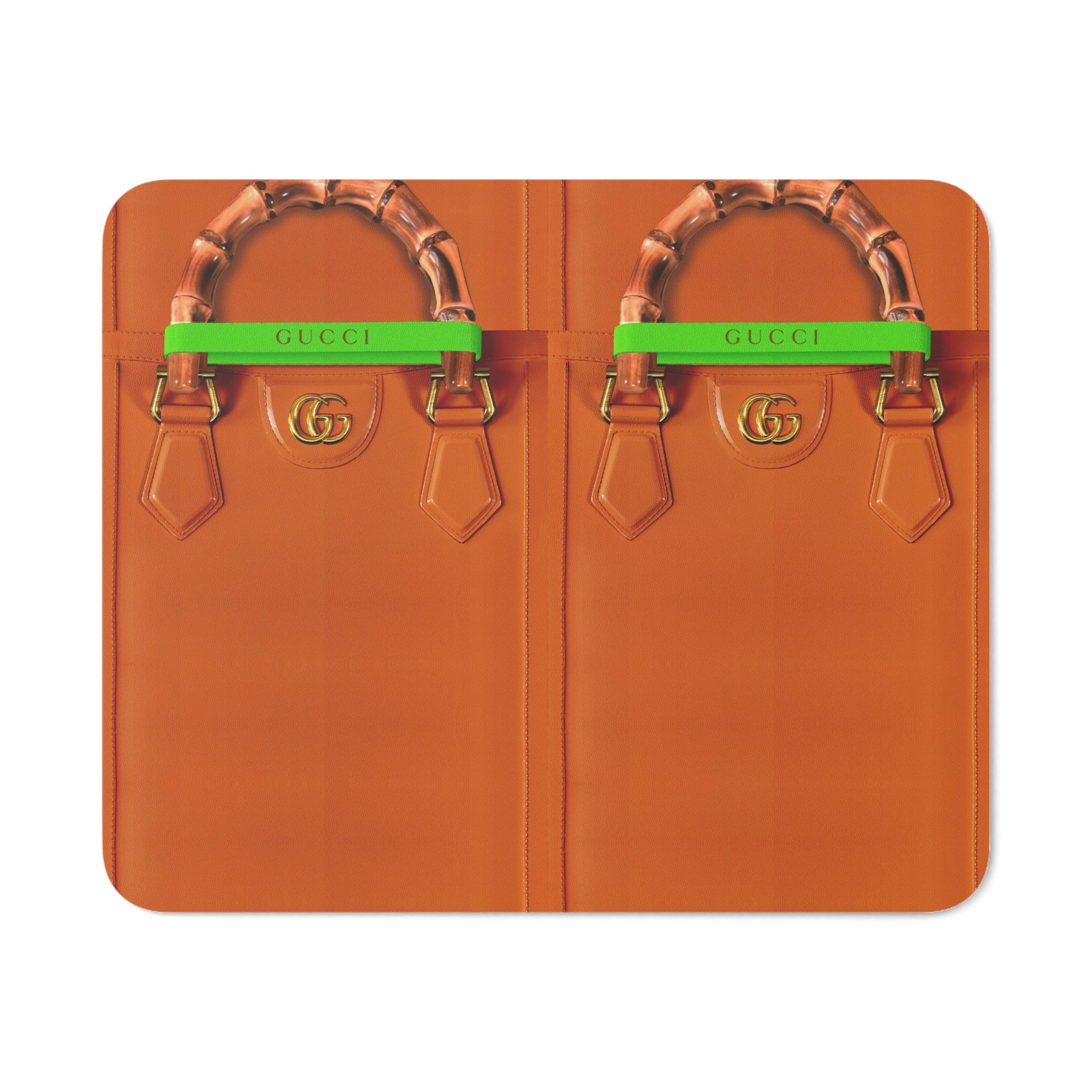 Gucci Orange Desk Mouse Pad | Home Decor | Accessories, Desk, Home & Living, Moschino, Mouse pad, Mouse Pads, Mousepad, Purse Template | Printify