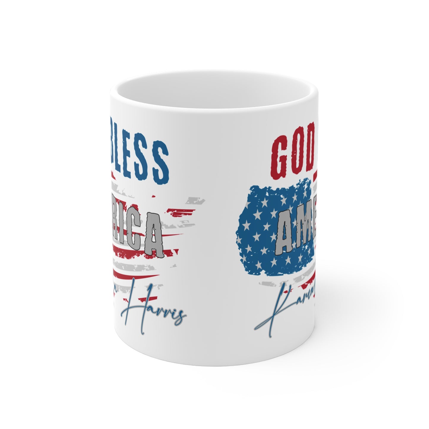 God Bless America, We Won't go Back, Kamala Harris, 2024 Presidential Election, DNC, Kamala for President, Vote, Mug 11oz