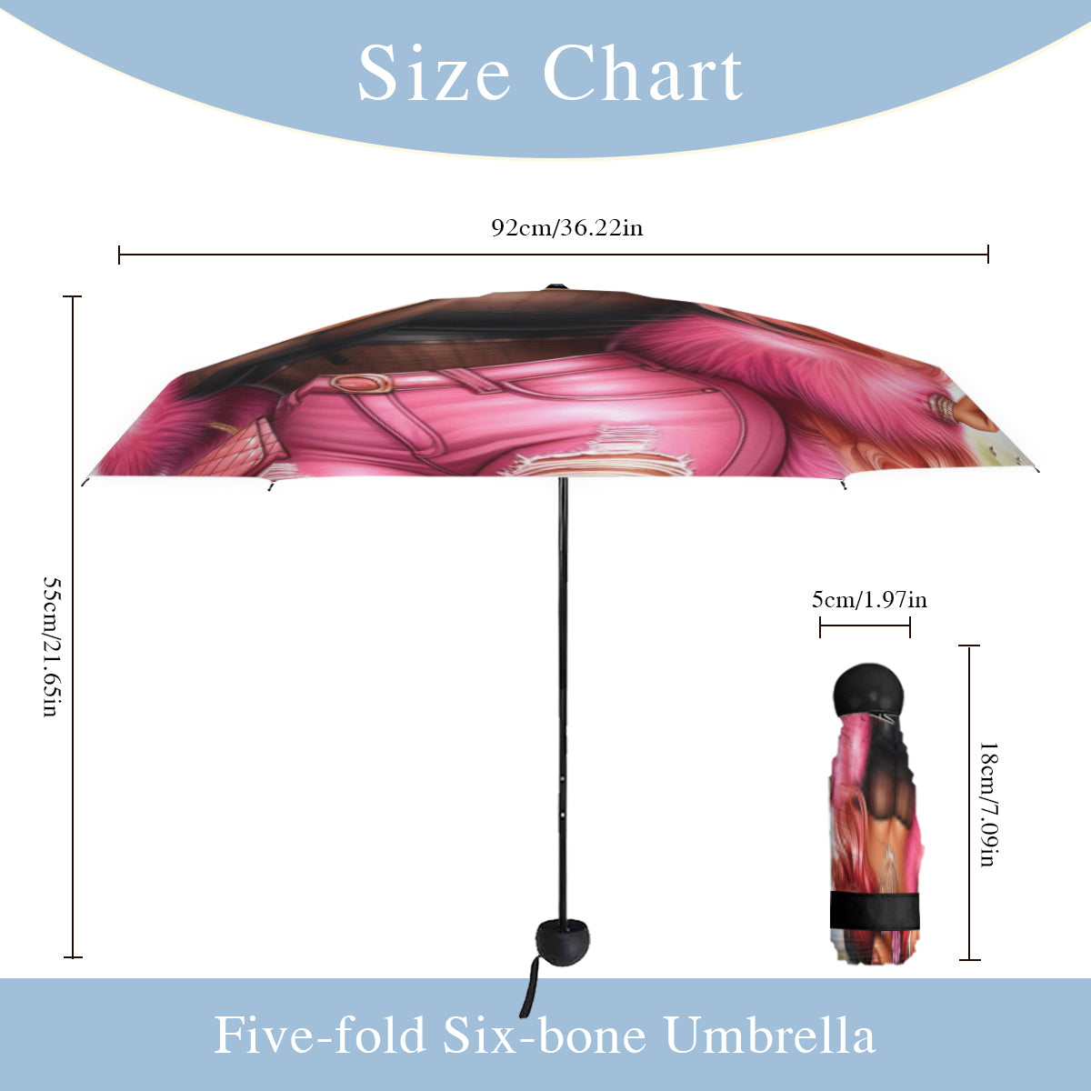 That Girl, African American Women Umbrella, Custom Umbrella