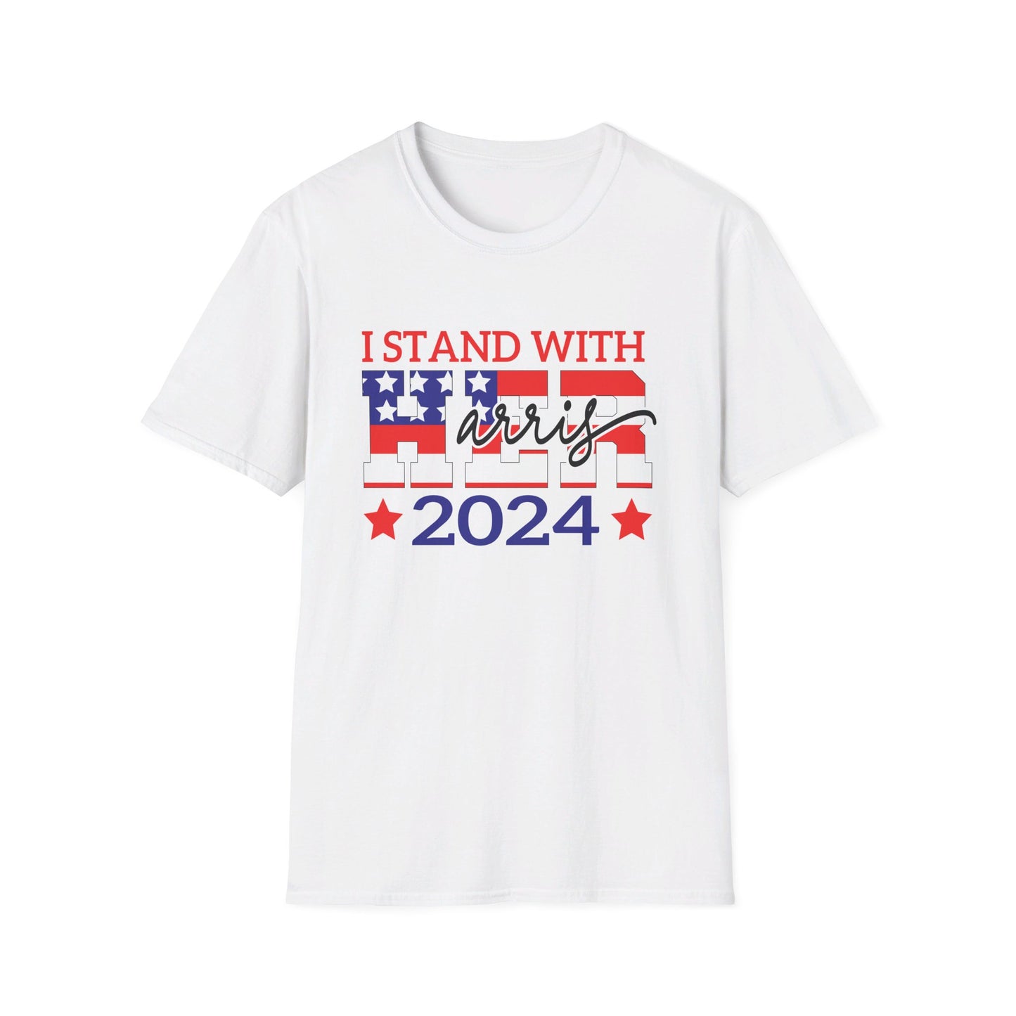 Kamala Harris I Stand With Her Unisex Softstyle T-Shirt