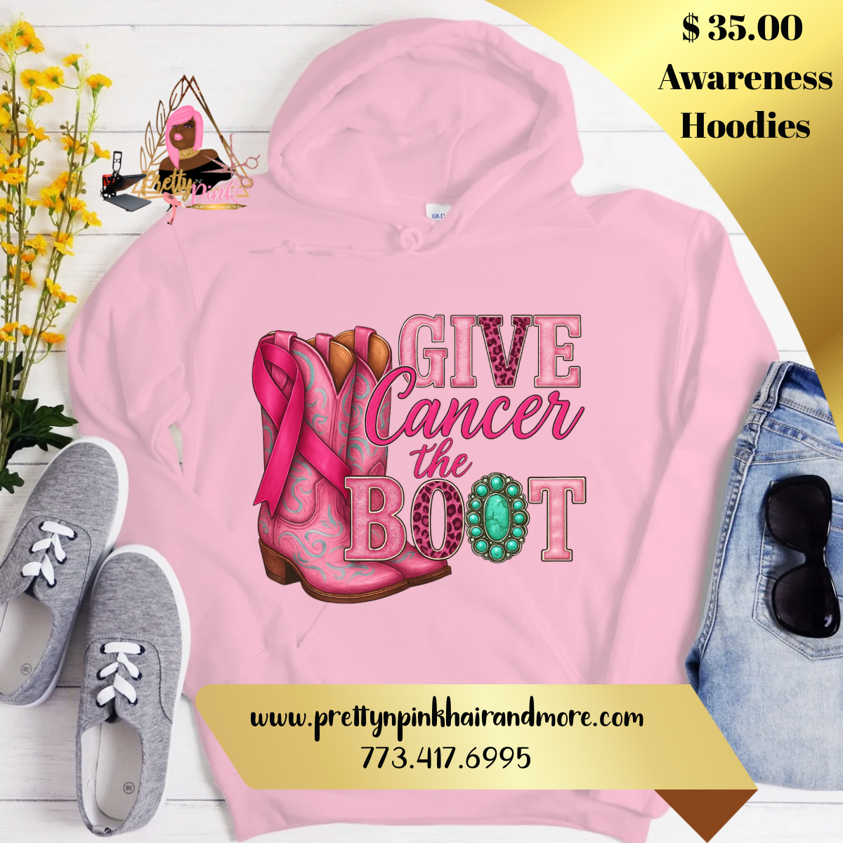Cancer Awareness Shirts:

“Unisex black cancer awareness shirt with pink ribbon design”

“Close-up of breast cancer awareness tee – wear hope, fight cancer”

“Group wearing matching cancer awareness shirts at charity walk”

“Cancer survivor wearing personalized awareness t-shirt”

Domestic Violence Awareness Hoodies:

“Purple hoodie with domestic violence awareness slogan and ribbon”

“Back view of hoodie with empowering message to support survivors”

“Model wearing Stop Domestic Violence hoodie in casual s