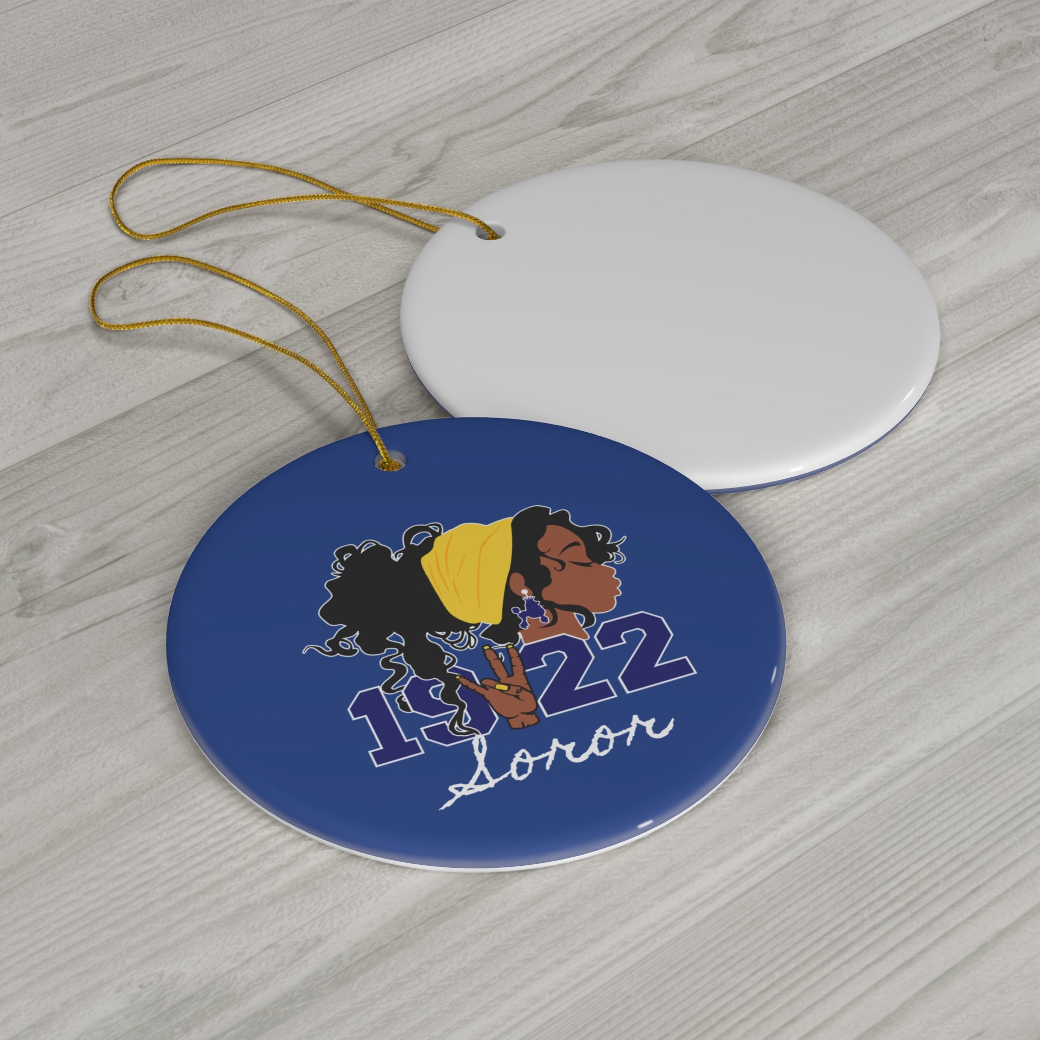 SGHRO, Soror, Sorority,  Ceramic Ornament - Christmas Gift Exchange