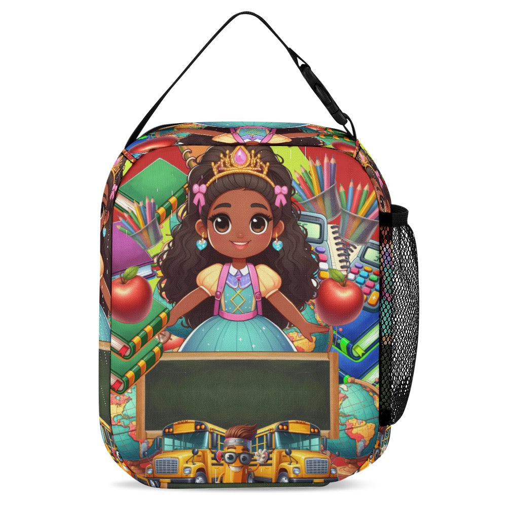 African American Princess Three piece set combination Backpack