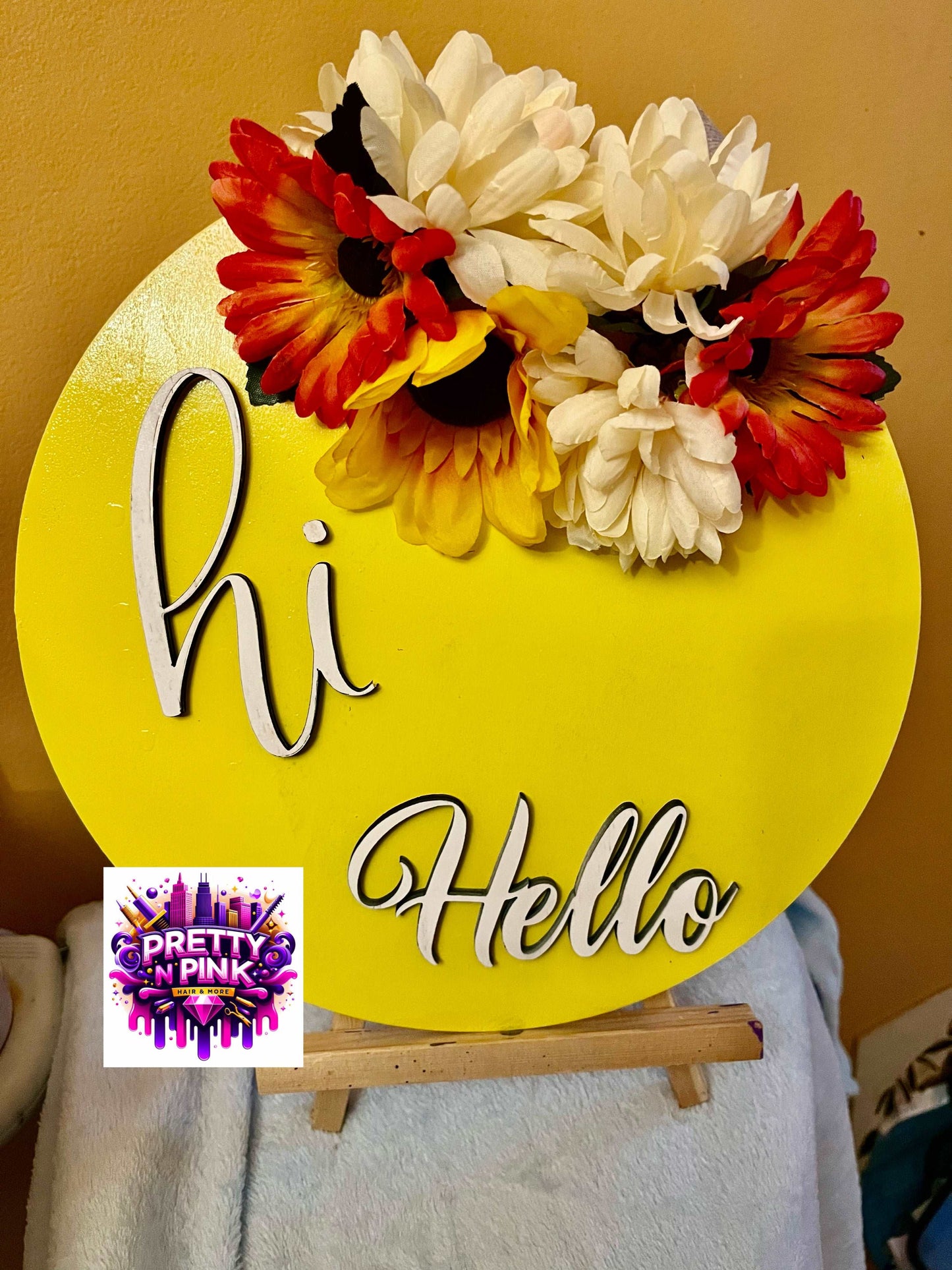 Customized themed welcome door signs