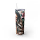 Tumbler with Caucasian Women and Calle Lilly Design #19, 20oz