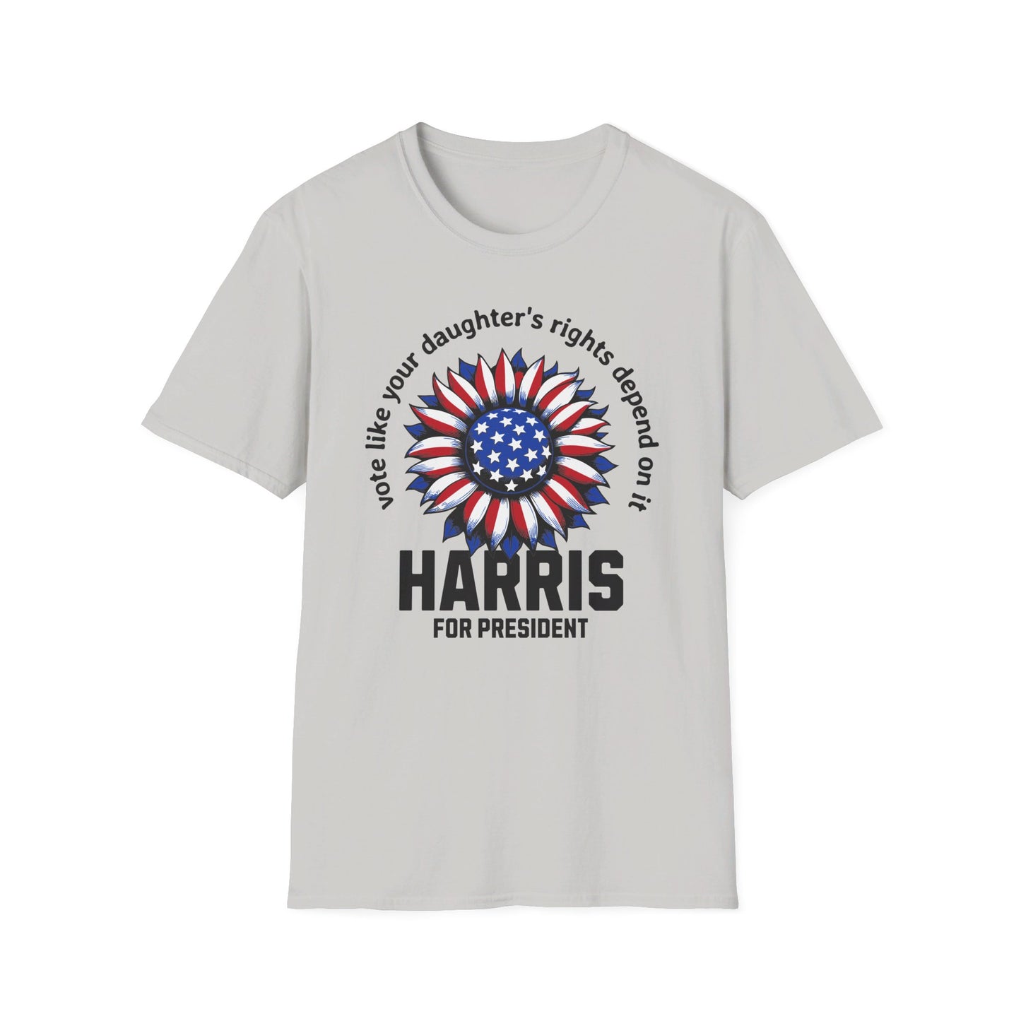 Vote Your Daughter Rights Depends on it,2024 Presidential Elections, Kama Harris for President, Kamala Harris, Unisex Softstyle T-Shirt