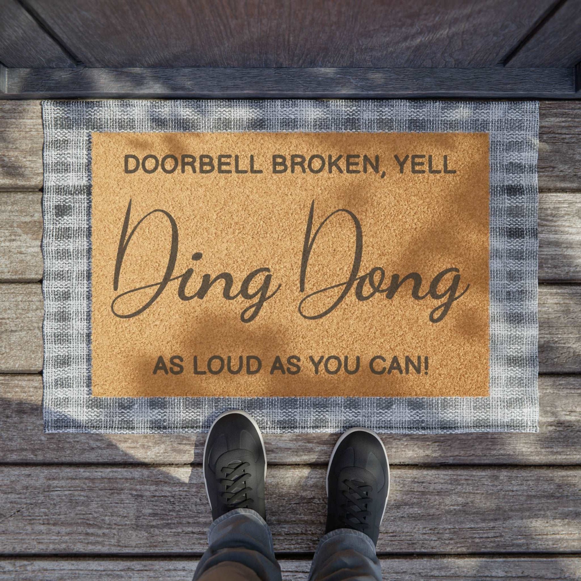 Ding Dong Doormat, Funny Doormat