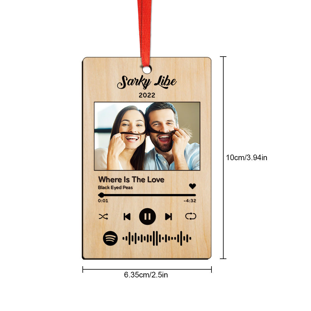 Custom Spotify Christmas Ornament Unique Gift for Christmas