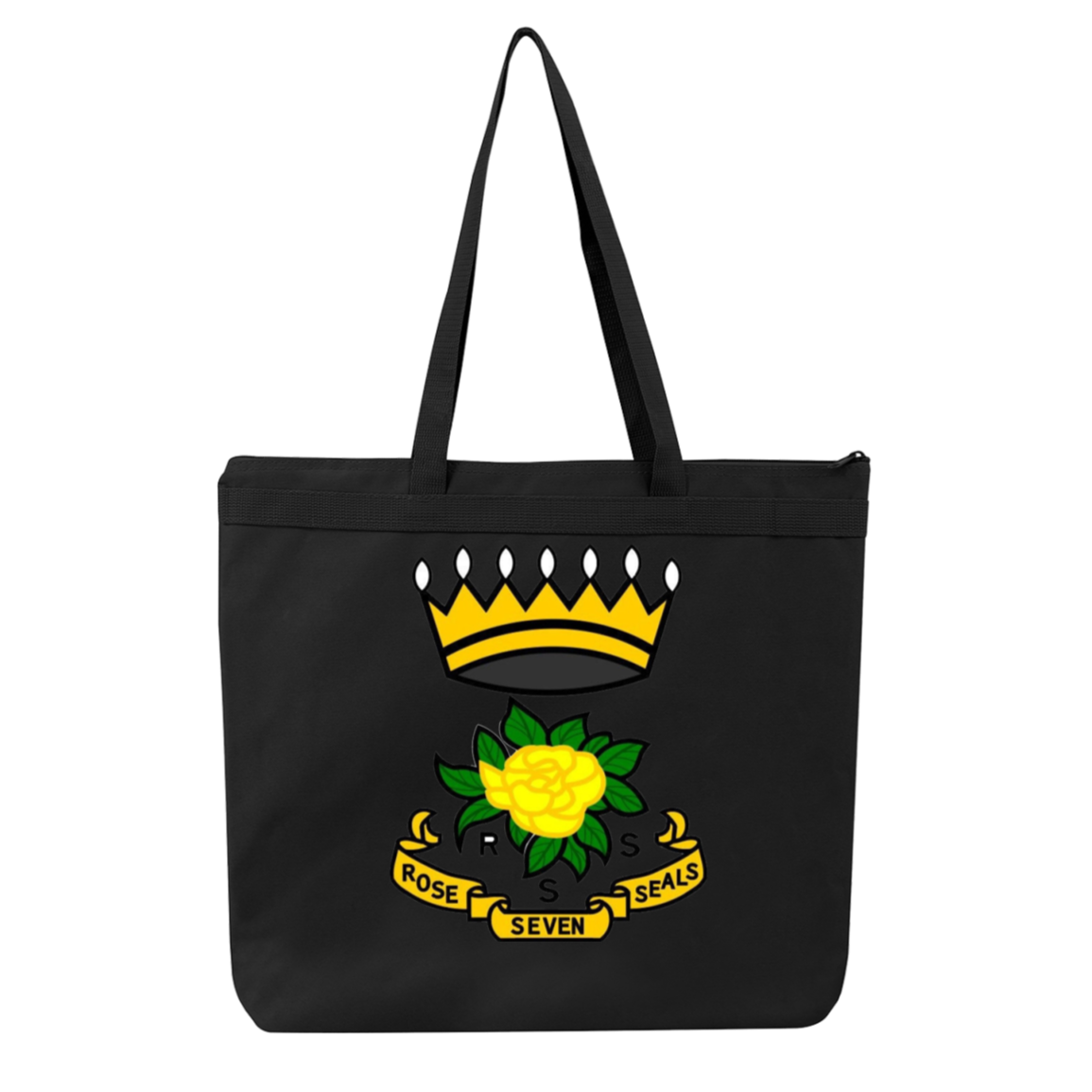 Rose Seven Seals Large Tote | Tote Bags | Accessories, Bags, New, Tote Bags | CustomCat