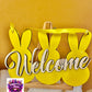 Customized themed welcome door signs