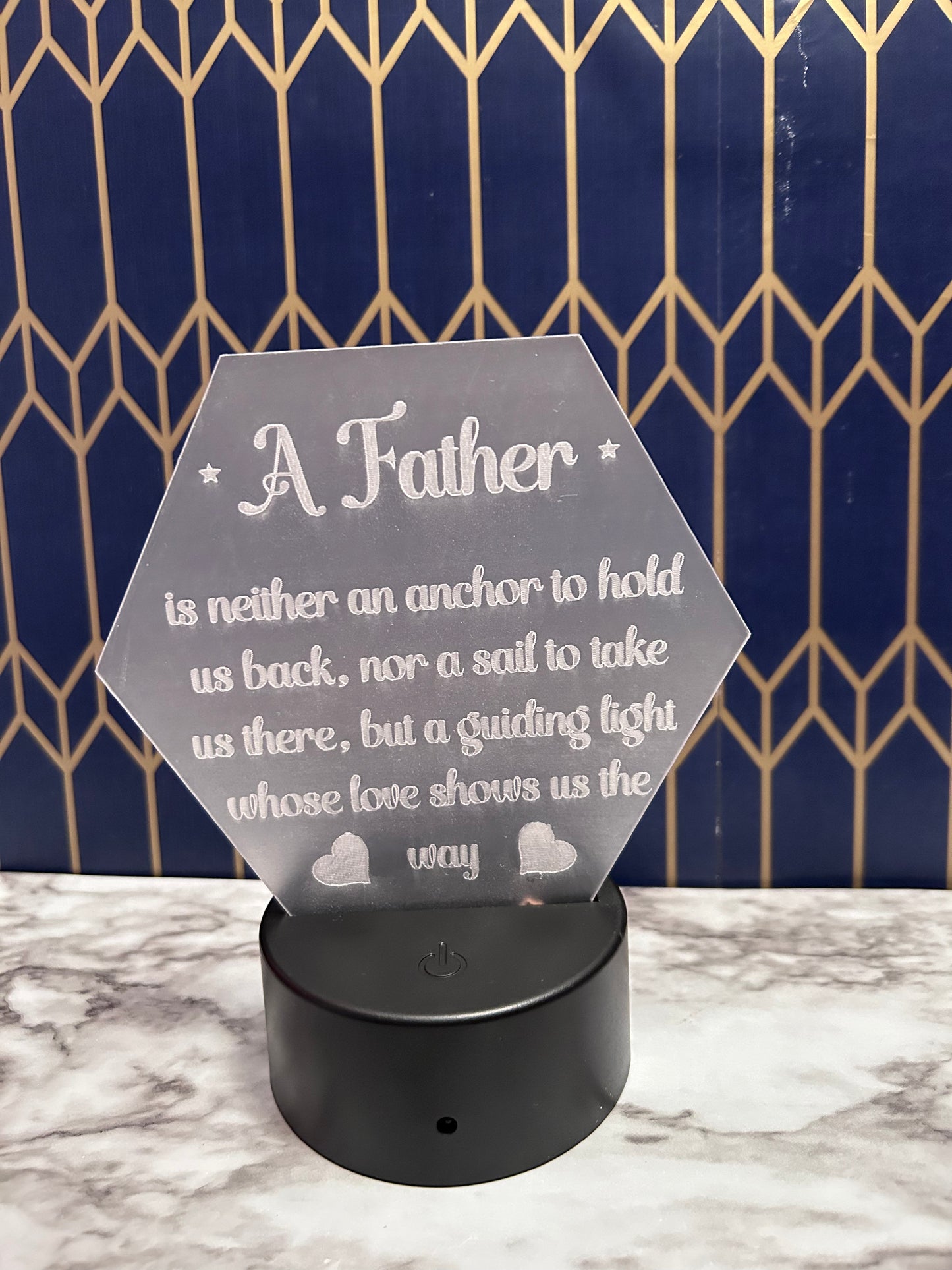 Neon Light - Dad Sign | Personalized Father's Day & Christmas Gift | Custom Gifts for Dad from Daughter | Gift from Kids | Photo Night Light with 16 RGB Colors