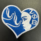 Stock Embroidery Blue Zeta Symbol 1920 Zeta Phi Beta Sorority Iron on Patch for Shoes and Jacket