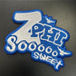 Stock Embroidery Blue Zeta Symbol 1920 Zeta Phi Beta Sorority Iron on Patch for Shoes and Jacket