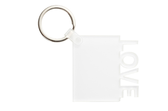 Sublimation Blanks Acrylic Keyring( , 5*5*0.4cm) | Pretty N Pink Hair & More