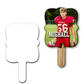 MDF Memorial Paddle Fans Wood Graduation Sublimation Paddle Fan Board Blanks- Pack of 5