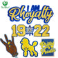 "I Am Rhoyalty" Sorority Sigma Gamma Rho Chenille Prissy Poodle Sigma Hand Sign Ladies of Greek iron on patches for Garment