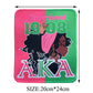 Alpha Kappa Alpha Sorority Mouse Pad, Sorority Sister Gift, Sorority Desk Accessories, 1908 Pink & Green Ivy, AKA Pretty Girl