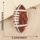 Embroidered Patches Sequined Rugby Football Iron-On 9.9*5.1CM Appliques Decorative Accessories Handcraft DIY