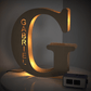 Personalized Name Wooden Letter Night Light 28CM