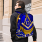 Master Mason, Masonry, Masonic, PHA, Scottish Rite, Artificial Leather Travel Backpack 12.6" x 16.9" x 6.3"