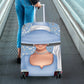 Light Blue Church Lady She Is fearless Luggage Cover Luggage Cover/Large 26"-28"