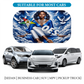 Blue Sky, OES, Sisterhood, Eastern Star, Sorority, Sistar, Masonic, Masonry Car Sunshade Umbrella Lightweight and Portable Cover Foldable Auto Protection Accessories