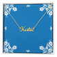 Custom Name Plate Necklace up to 10 characters