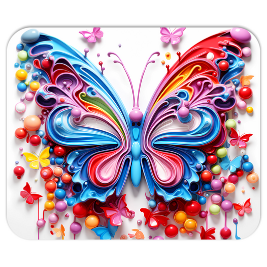 Blue Butterfly Mousepads | Pretty N Pink Hair & More