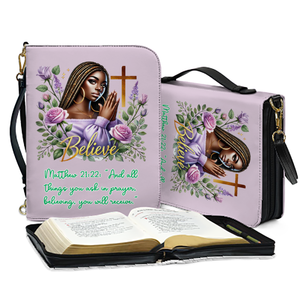 Lilac Believe PU Bible Bag Strap Style Chic and Practical Fashion PU Leather Strap Bag