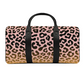 Gold Dust & Cow Print Travel Luggage Gym Bags Duffel Bags