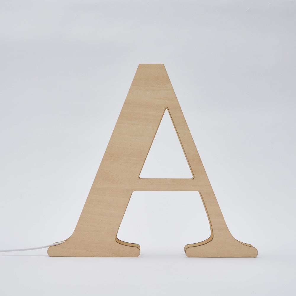 Personalized Name Wooden Letter Night Light 28CM