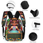 African American Princess Three piece set combination Backpack