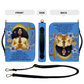 Blue & Gold ISAIAH 41:10  PU Bible Bag Strap Style Chic and Practical Fashion PU Leather Strap Bag