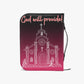 "Premium 'God Will Provide' Bible Cover - Inspirational Christian Scripture Protector | Durable, Stylish, and Faith-Based"