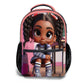 Pink Pig Tails AA Backpack Set