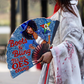 Blue Jean Design #1 It's an OES thing, Sorority, Sisterhood, Eastern Star, Boots on the ground  Hand-held Folding Fan