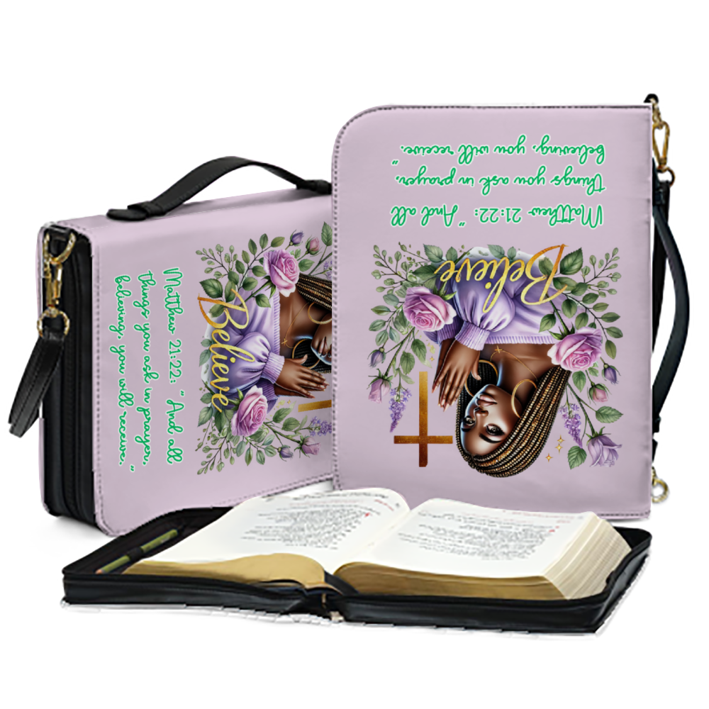 Lilac Believe PU Bible Bag Strap Style Chic and Practical Fashion PU Leather Strap Bag