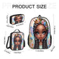 African American Girl Princess Backpack Set