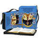 Blue & Gold ISAIAH 41:10  PU Bible Bag Strap Style Chic and Practical Fashion PU Leather Strap Bag