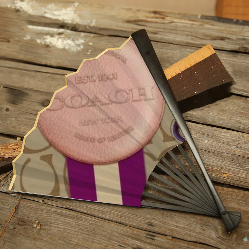 Coach Holy & Hood Hand Fan Retro Hand-held Folding Fan