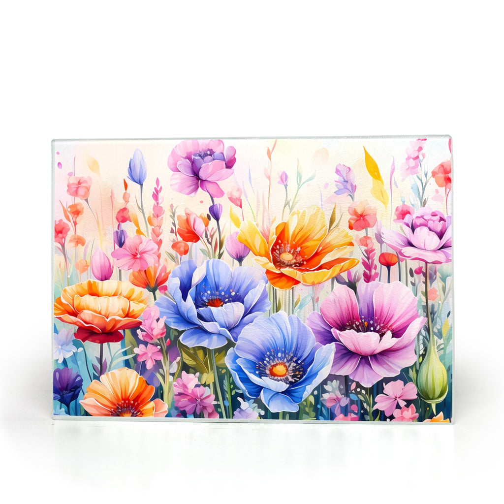 Flowers Kitchen Glass Cutting Boards | Pretty N Pink Hair & More