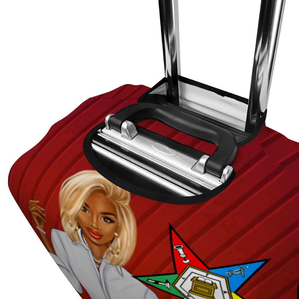 Red OES Luggage Case Covers Travel Suitcase Covers