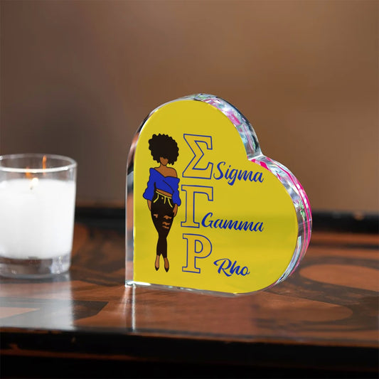 a yellow frisbee sitting on top of a wooden table 