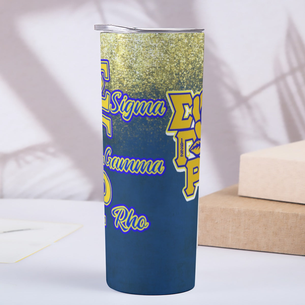 Sigma Gamma Rho Skinny Tumbler Stainless Steel with Lids 20OZ