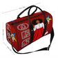 OES Red Large Travel Luggage Gym Bags Duffel Bags