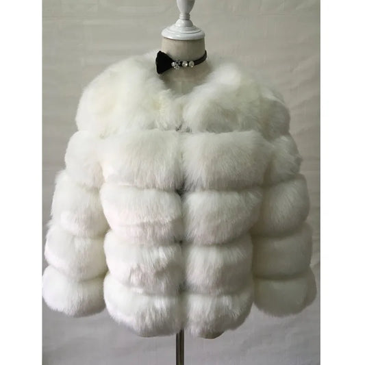 Elegant Faux Fur Coat - Thick, Warm & Fluffy Women's Winter Jacket | articfical rabbit, coat, Faux, Faux Fur, Faux Leather, Leather, Long Sleeve Faux Fur, Pu Leather, rabbit fur coat | Pretty N Pink Hair & More