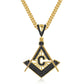 Hip Hop Diamond Jewelry Pendant, Quality Hip Hop Black CZ Masonic Sign Pendant Necklace | Pretty N Pink Hair & More