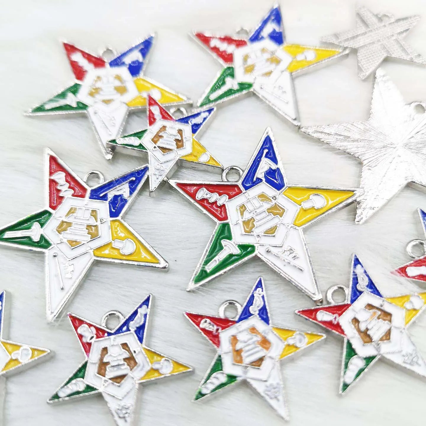 OES Pendant Silver Masonic DIY Jewelry Making Bracelet Necklace Order of Eastern Star Charm | Pretty N Pink Hair & More