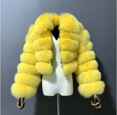 Luxury Party Faux Fur Women's Coats Winter Clothes Women | Black Girl Magic, faux, Faux Fur, fraternity, fur, Long Sleeve Faux Fur, Luggage, OES, Sistah | Pretty N Pink Hair & More